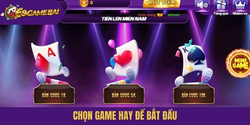 Chọn game hay để bắt đầu