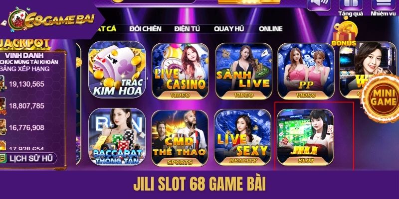 Jili Slot 68 game bài