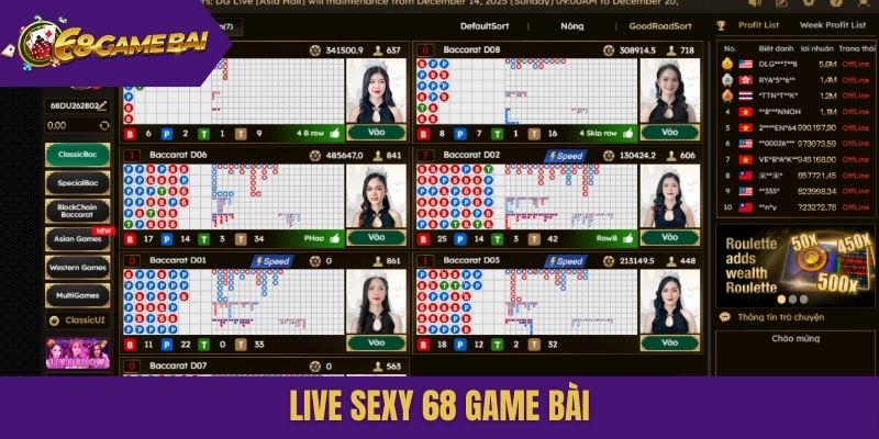 Live Sexy 68 game bài