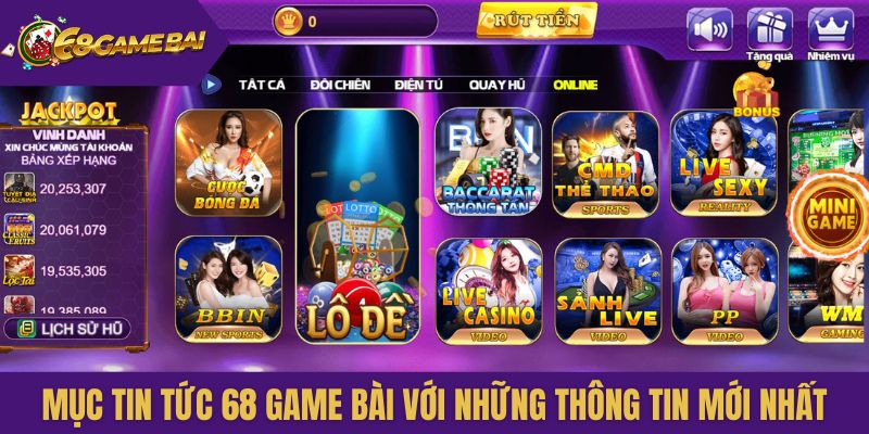 Mục tin tức 68 Game Bài với những thông tin mới nhất