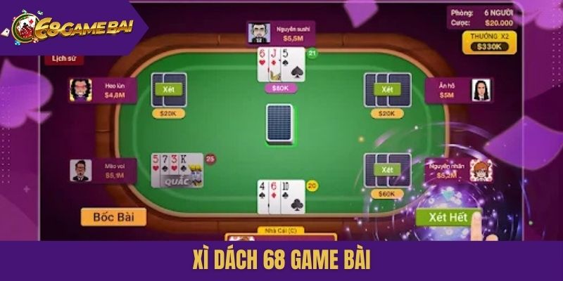 Xì dách 68 Game Bai